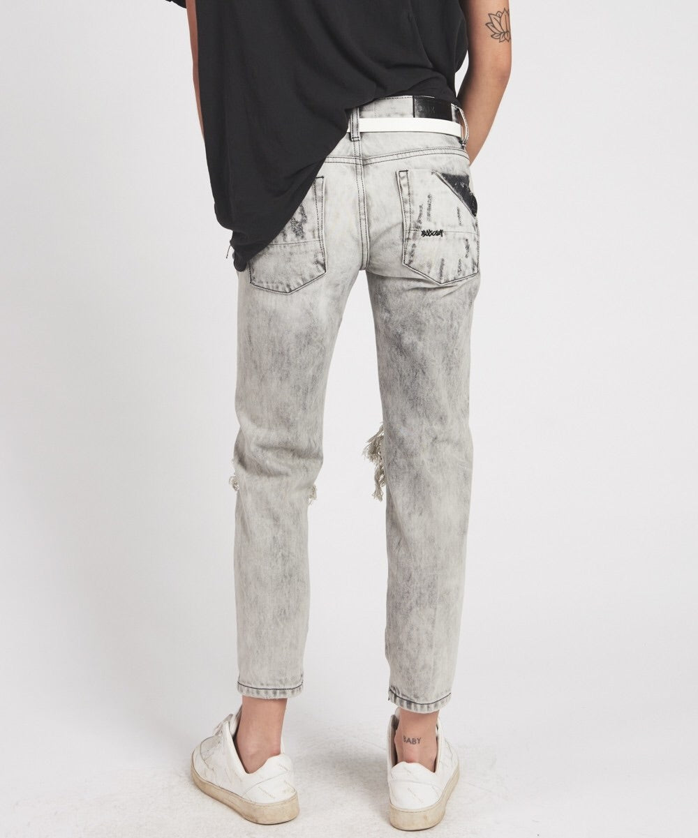 ONE TEASPOON: FREEBIRDS HARLEY GRAY SKINNY JEAN - 85 86 eightyfiveightysix