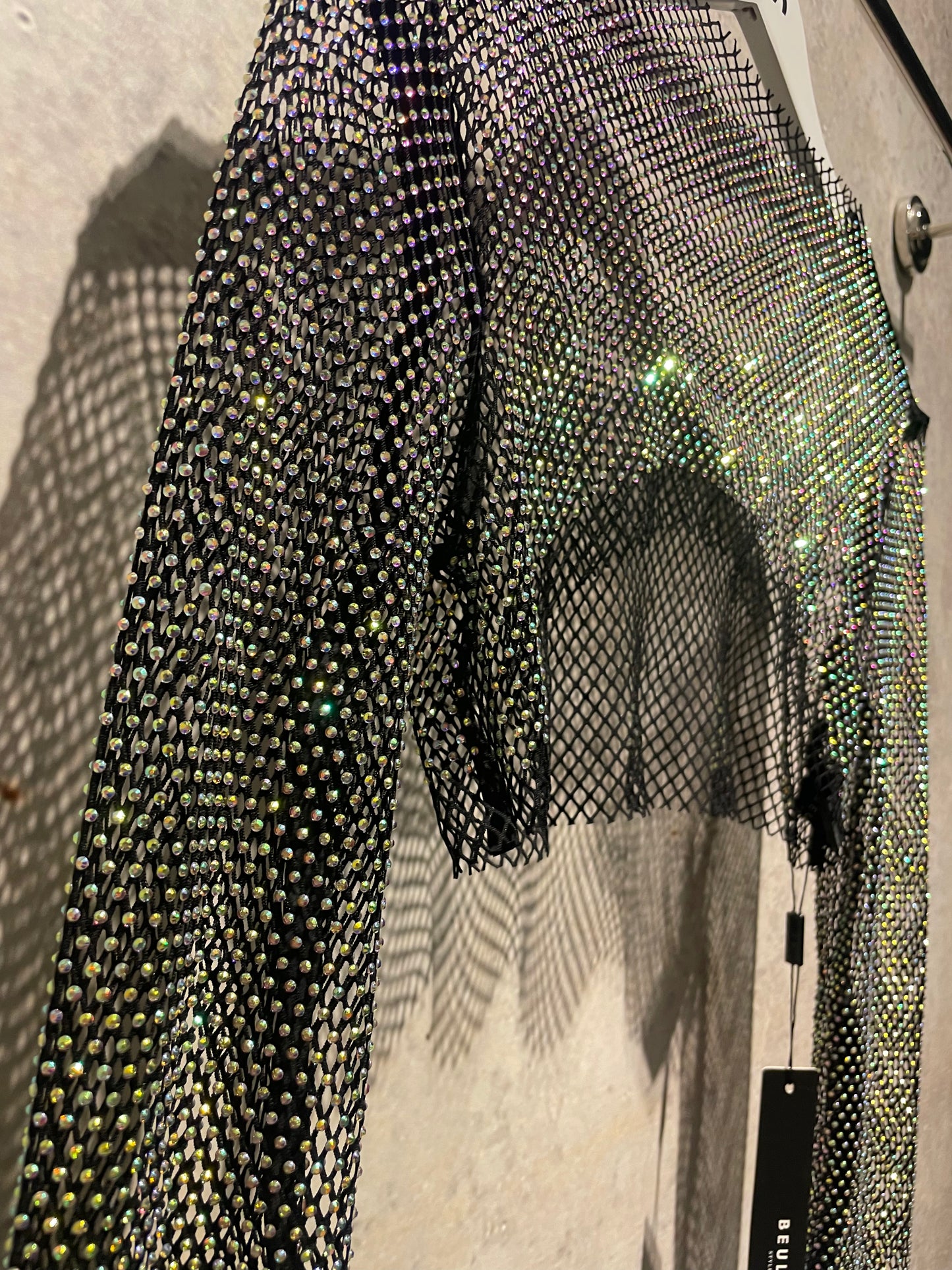 Jewel-Tone Mesh Top