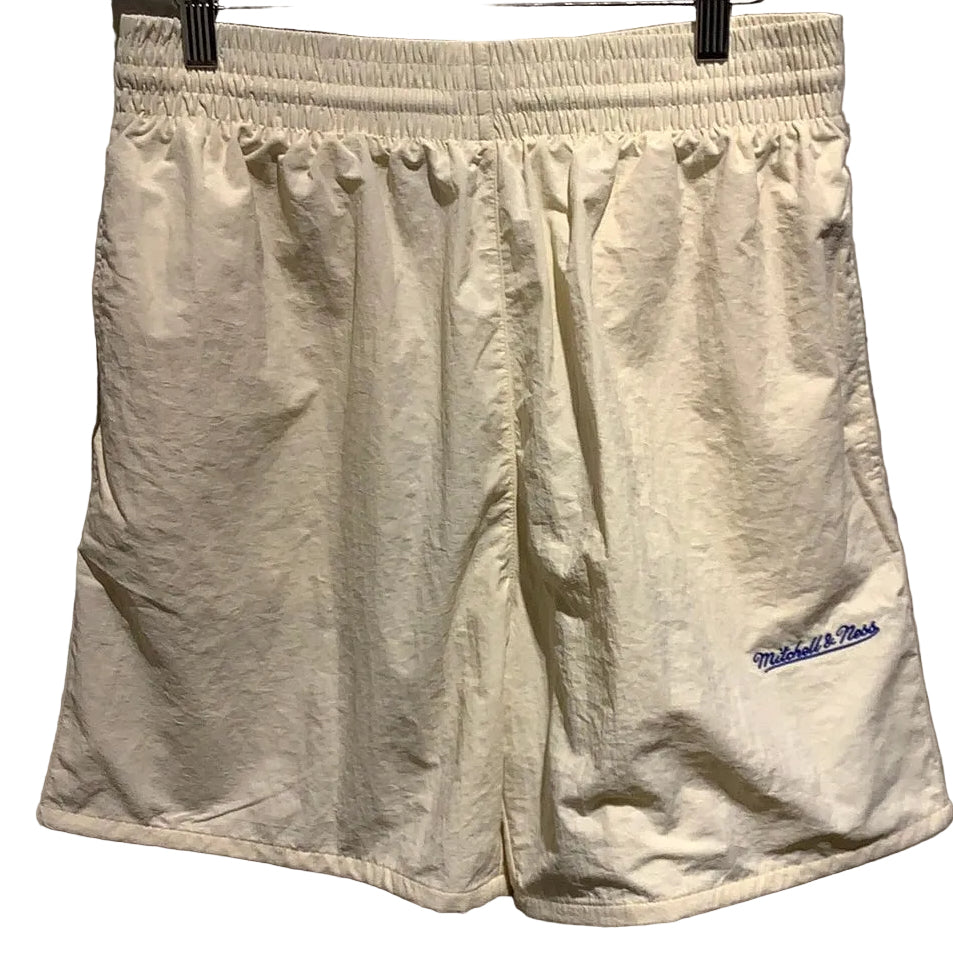 Mitchell & Ness: Nylon Shorts (front view hanging)