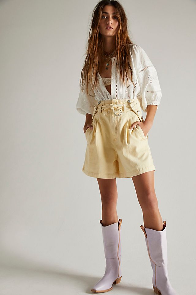 FREE PEOPLE BITTERSWEET SHORTALLS - 8586