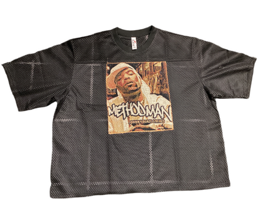 Angel gentle:Method Man mesh jersey shirt