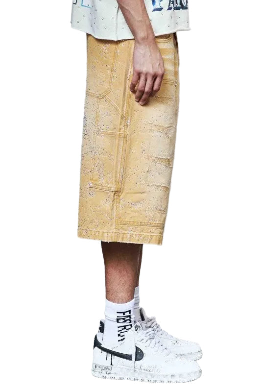 FIRST ROW: RHINESTONE JORTS