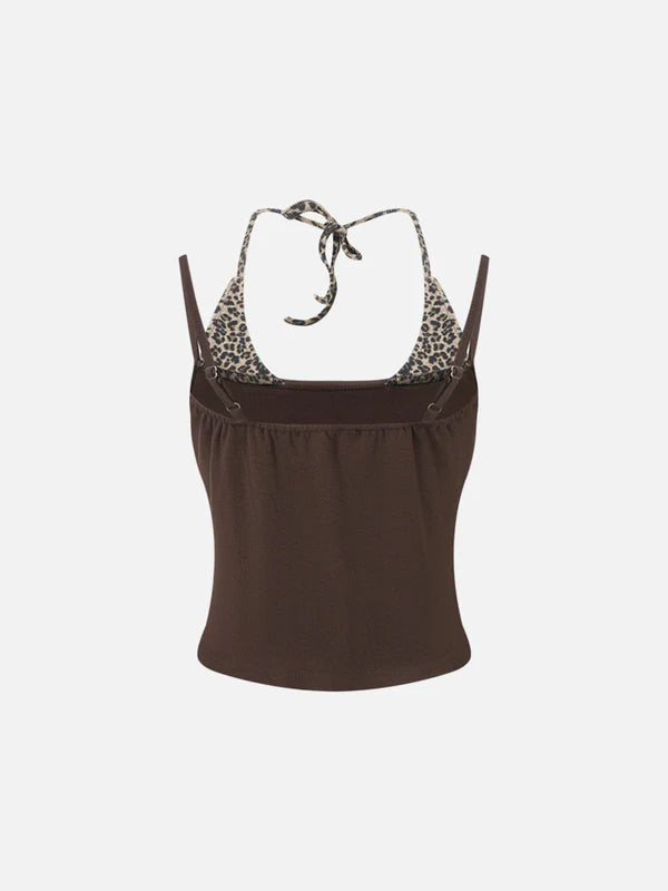 AELFRIC EDEN: LEOPARD CAMI TOP