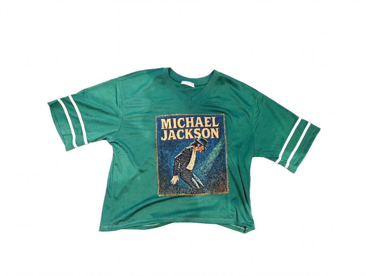 ANGEL GENTLE : VNECK GREEN JERSEY