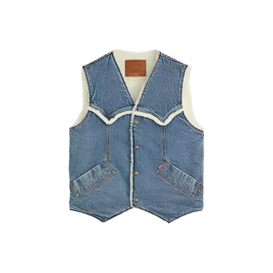 LEVIS: DENIM SHERPA VEST