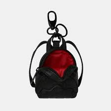 SPRAYGROUND: RAISED CHECK KEYCHAIN