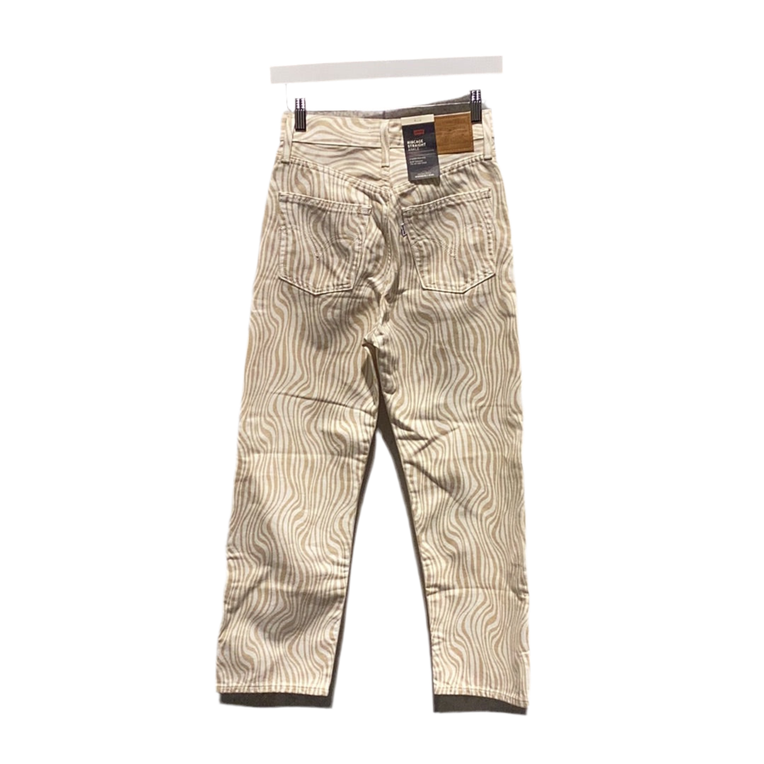 LEVIS PREMIUM: RIBCAGE STRAIGHT ANKLE WAVY LINES