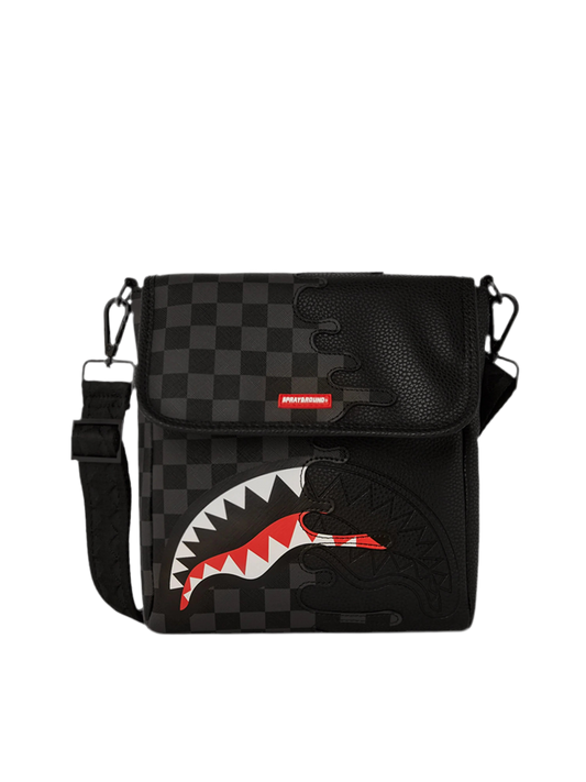 SPRAYGROUND: UNFINISHED SHARK MESSENGER SLING