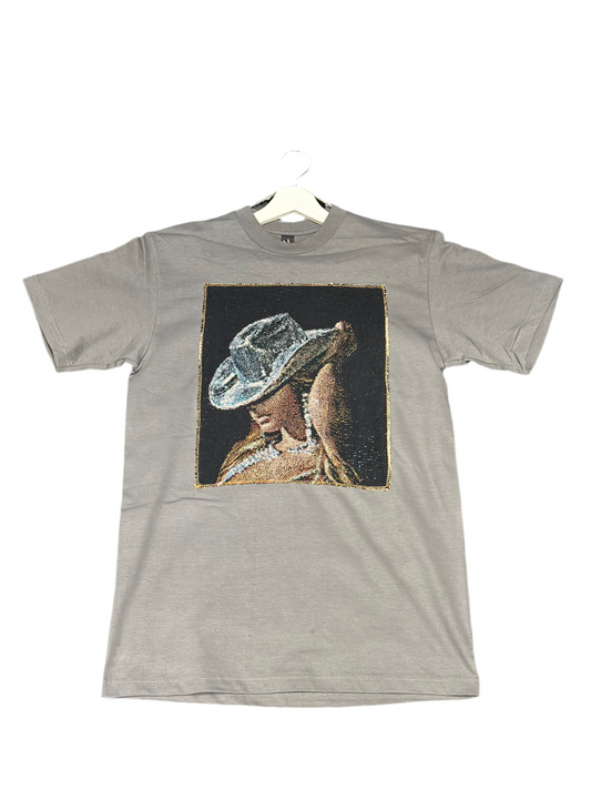 ANGEL GENTLE: COWBOY CARTER TAPESTRY GRAPHIC TEE