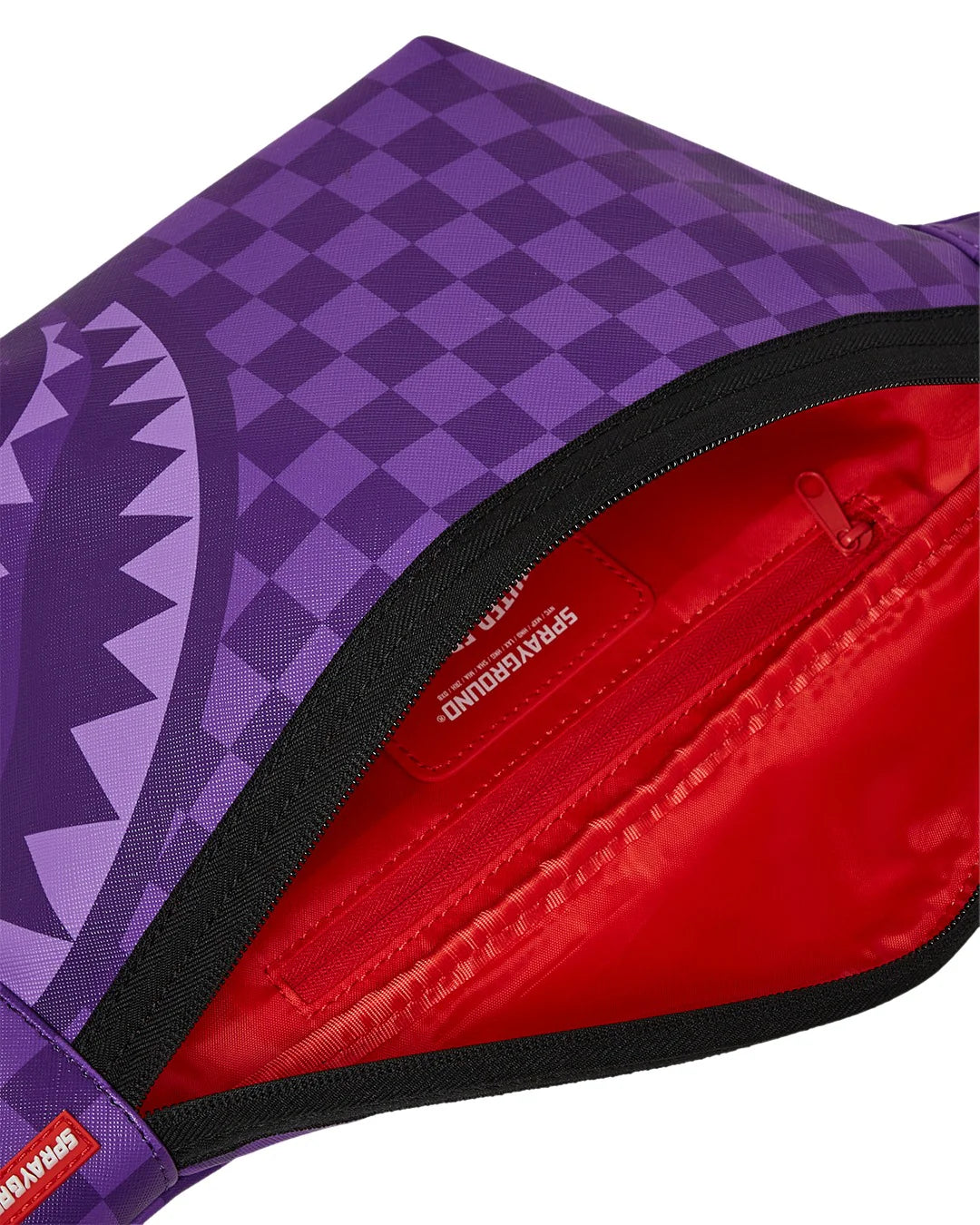 SPRAYGROUND: PURPLE SHARKS IN PARIS SAVVY CROSSBODY – 85 86