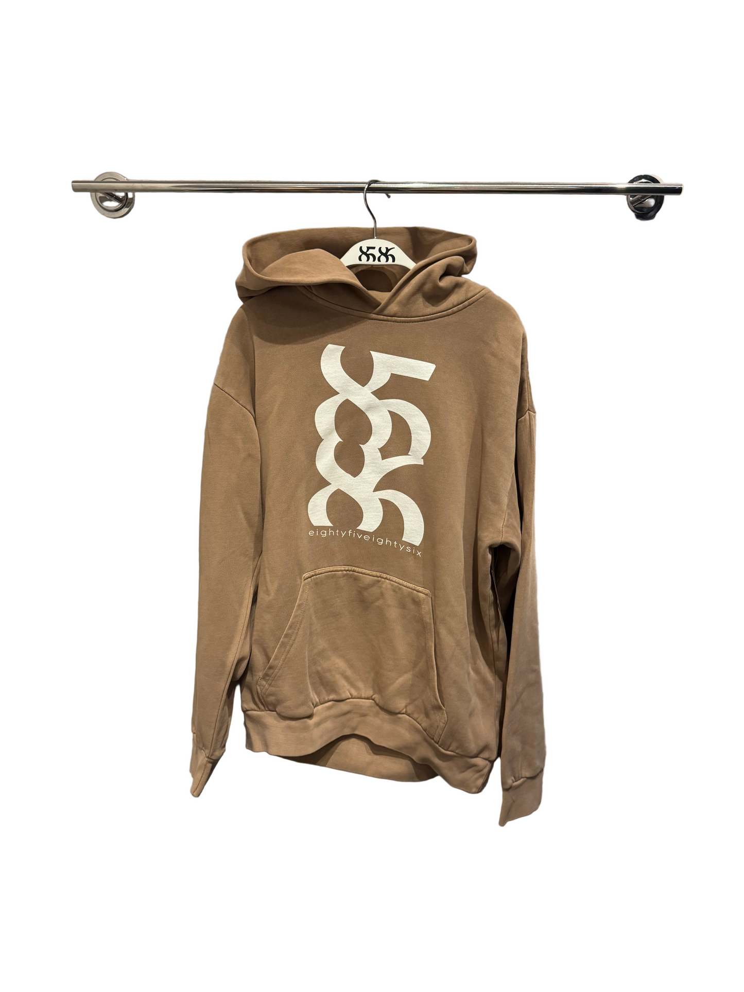 8586:UNISEX BIG LOGO HOODIE
