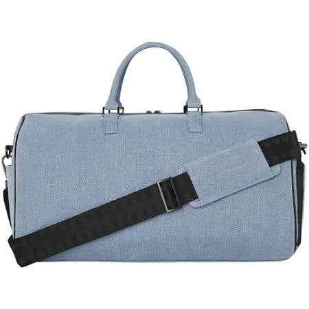 SPRAYGROUND: DENIM SHARK DUFFLE