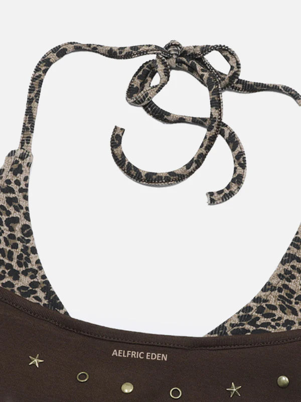 AELFRIC EDEN: LEOPARD CAMI TOP