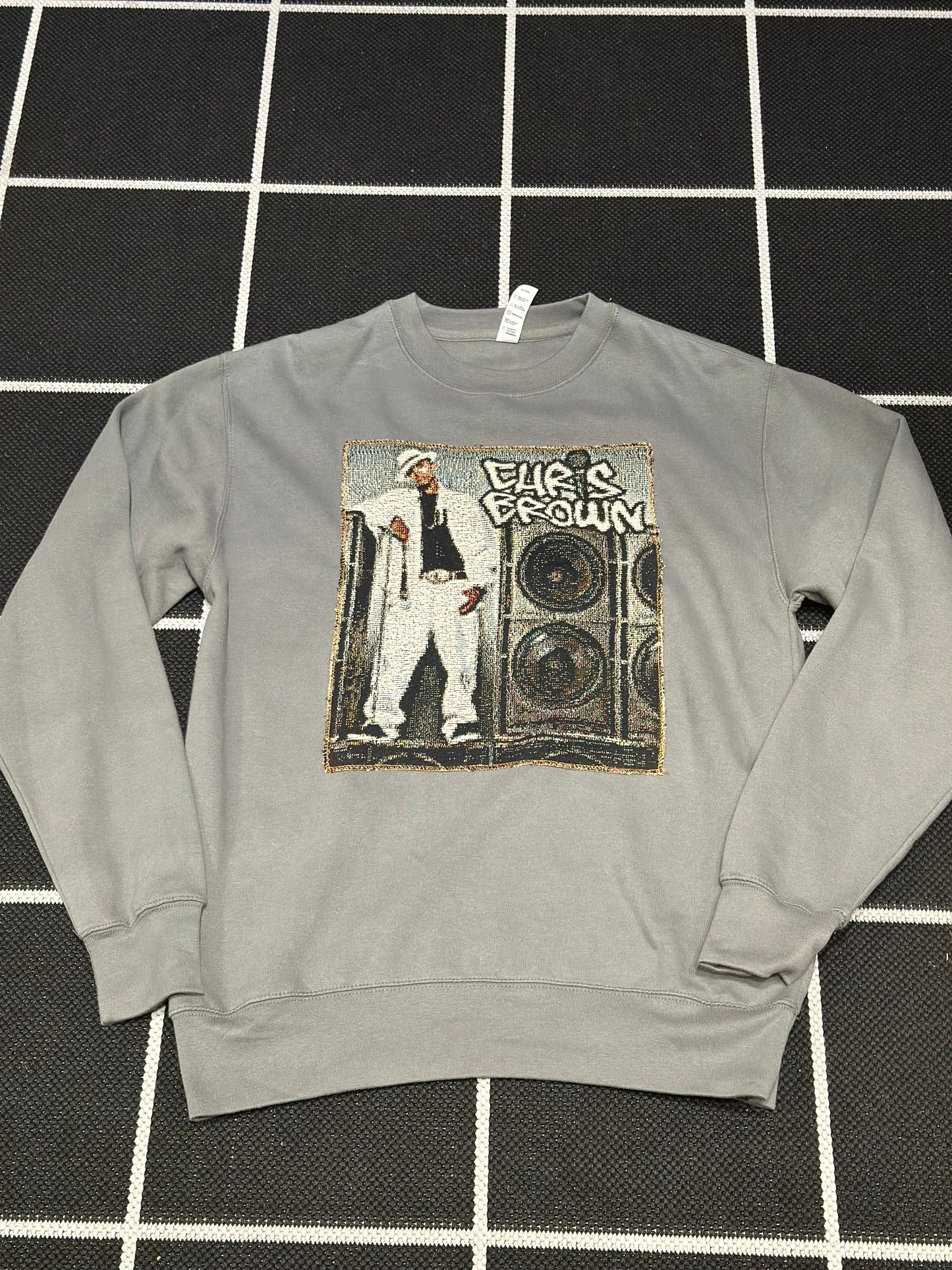 ANGEL GENTLE: TAPESTRY SWEATER- CHARCOAL