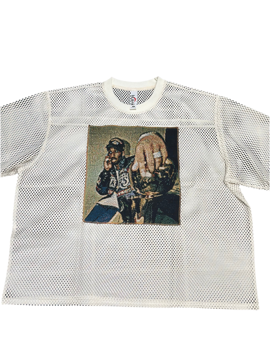 ANGEL GENTLE: K.BRYANT TAPESTRY JERSEY TOP