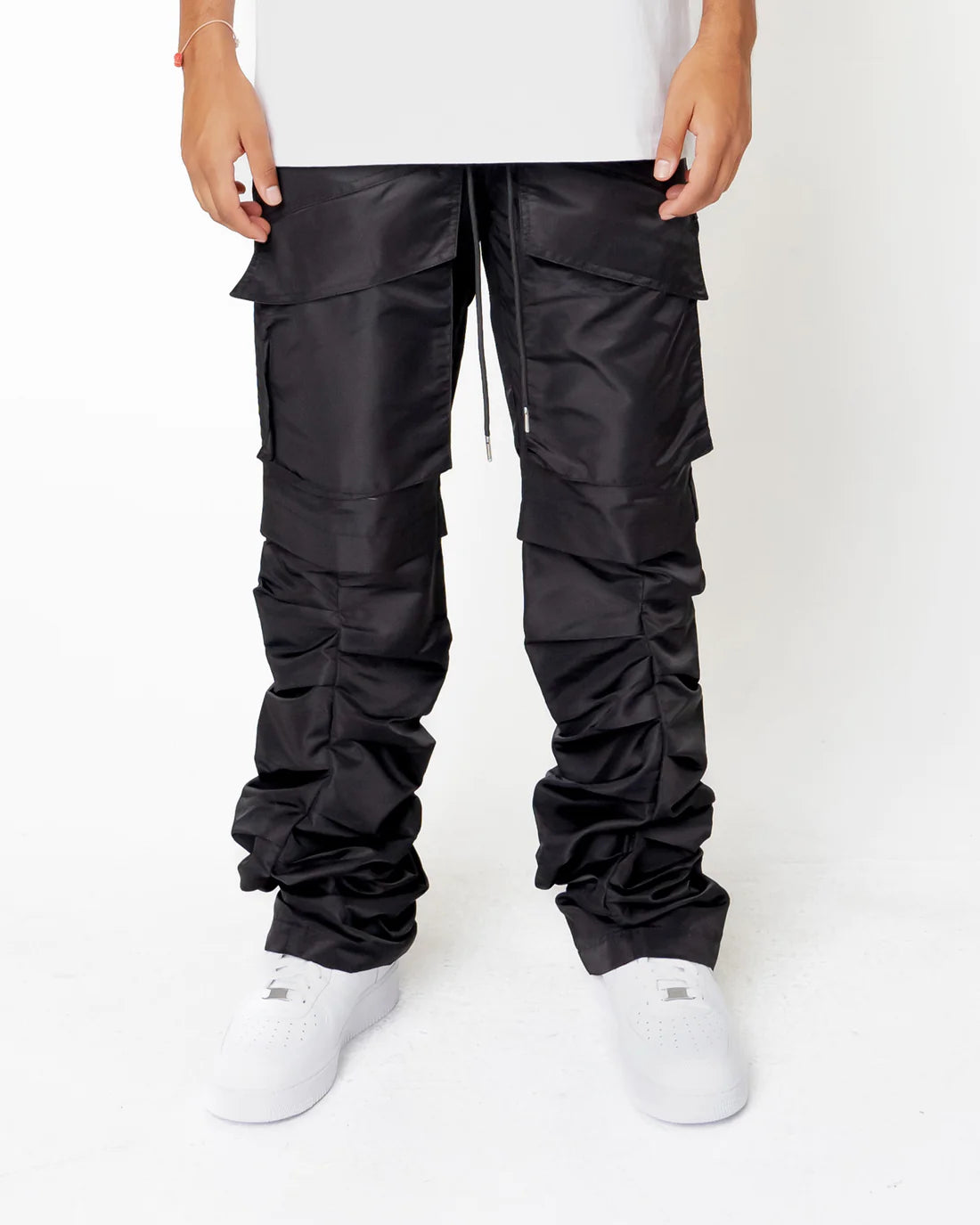EPTM: STACKED FLARED PANTS 4.0 BLACK
