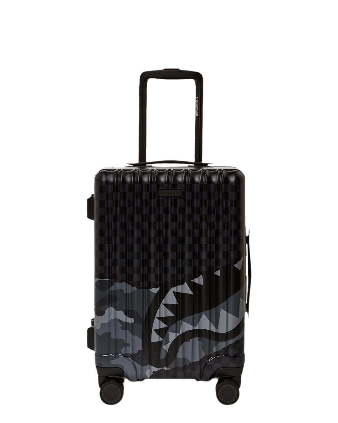 SPRAYGROUND: 3AM RIPTIDE SHARKNAUTICS HARDSHELL CARRY-ON LUGGAGE