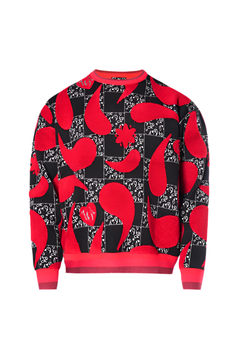 HIDEOUT CLOTHING:TOWEL BIG PAISLEY SWEATER