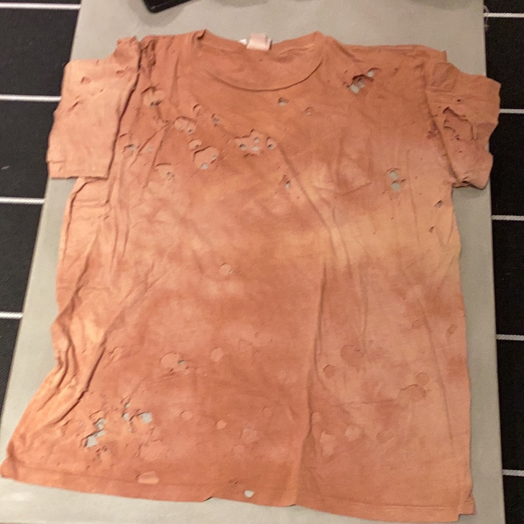 US RAGS : DESTROYED VINTAGE TEE ORANGE