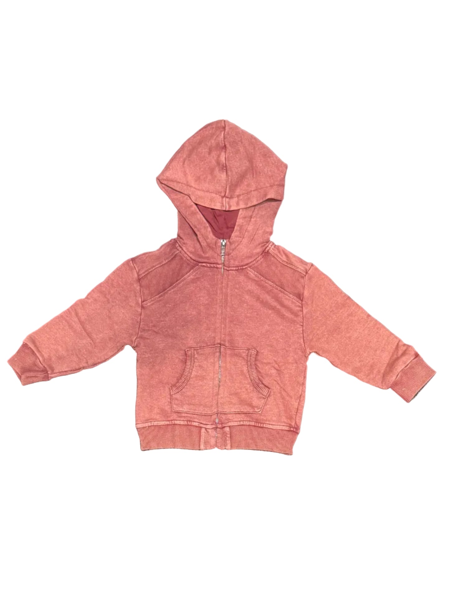 8586: KIDS GARMENT DYE ZIP UP HOODIE