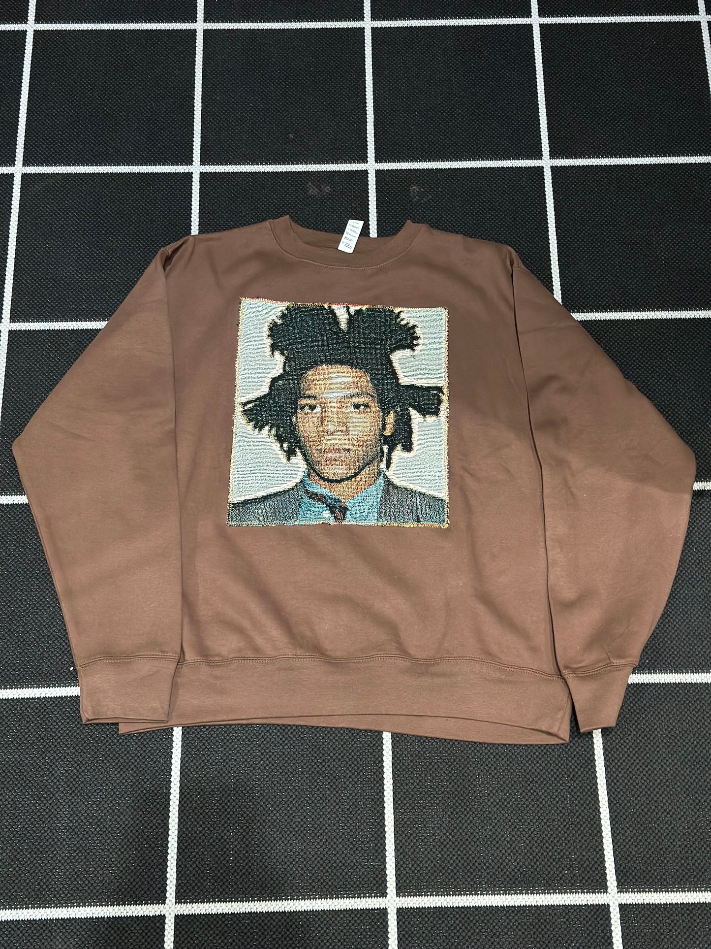 ANGEL GENTLE: TAPESTRY SWEATER- BROWN