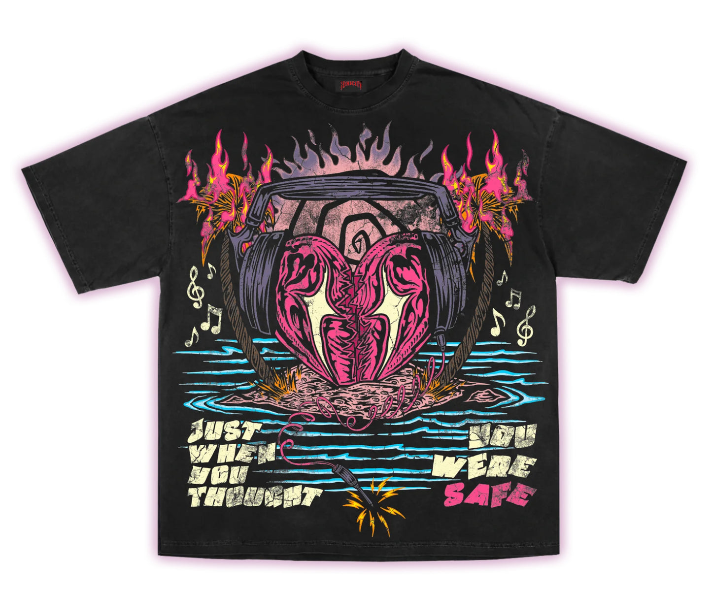 TOXICITY: Vintage Tour Graphic Tee (front view)