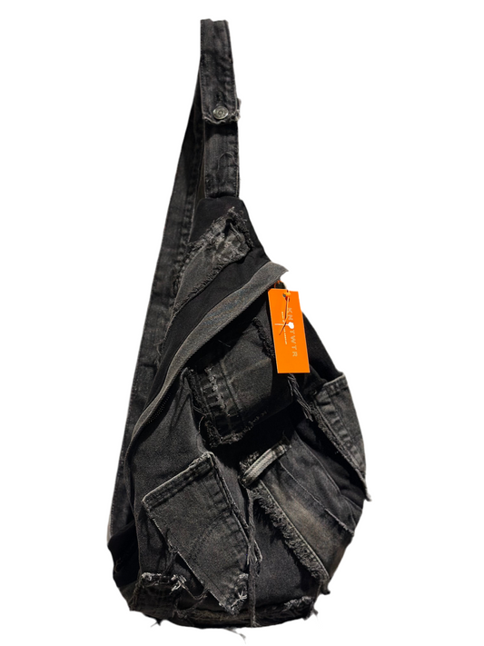 KNOTWTR: DENIM CROSSBODY BAG