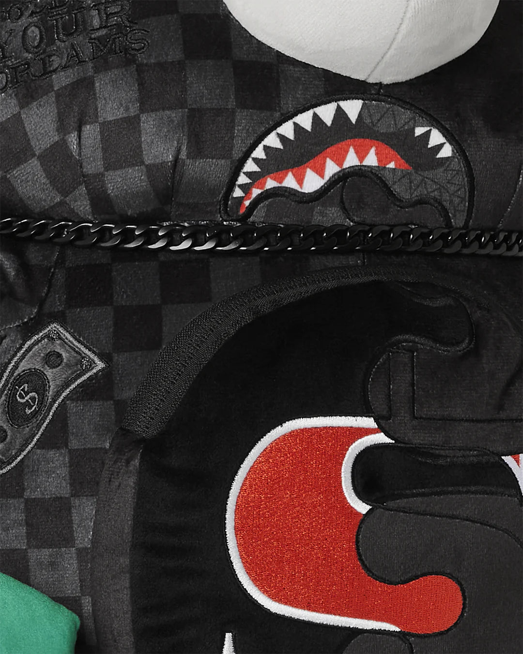 SPRAYGROUND: UNFINISHED SHARK BEAR BACKPACK