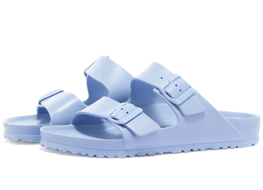 BIRKENSTOCK: ARIZONA EVA DUSTY BLUE (close up view)
