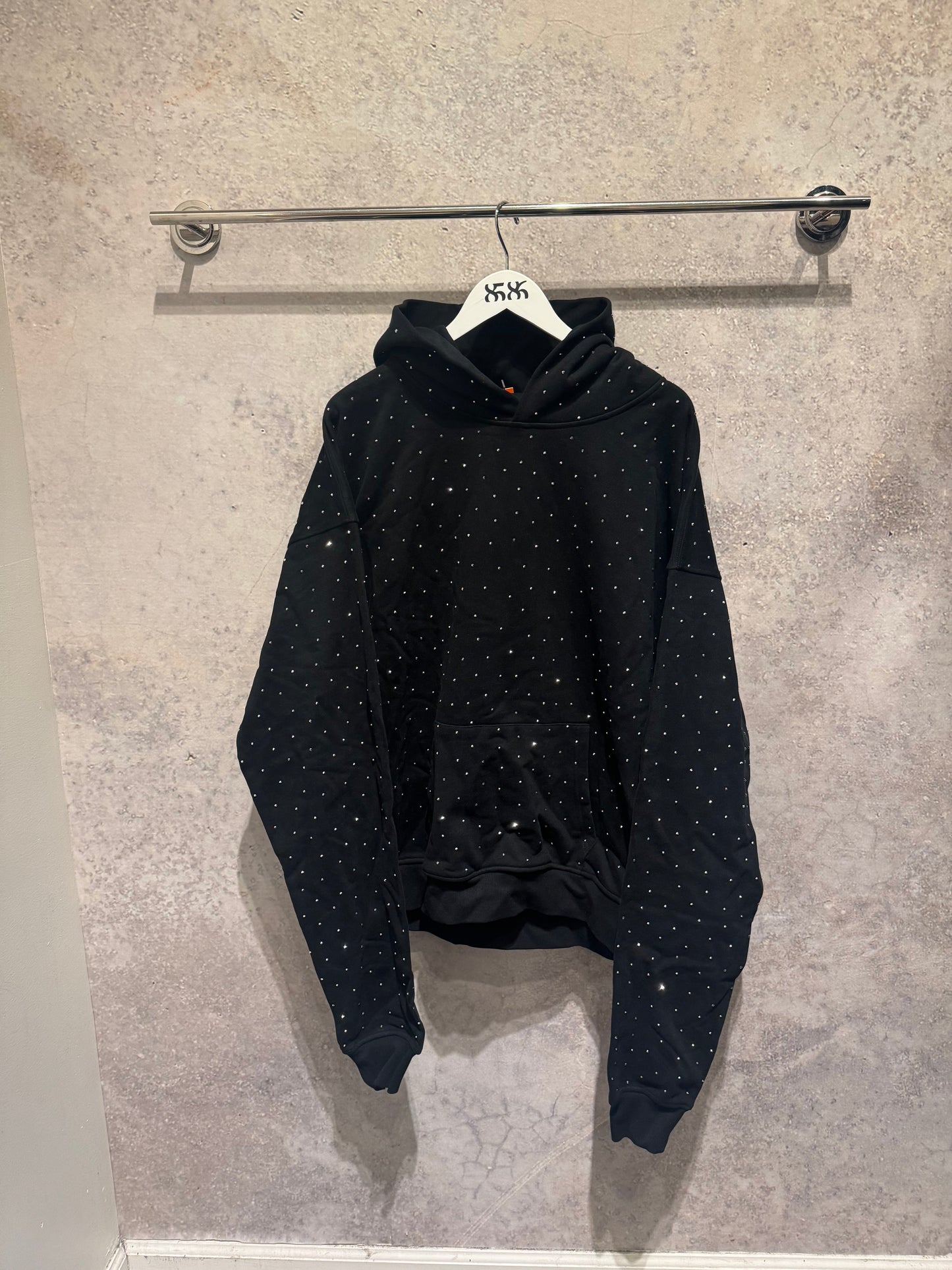KNOTWTR RHINESTONE HOODIE: