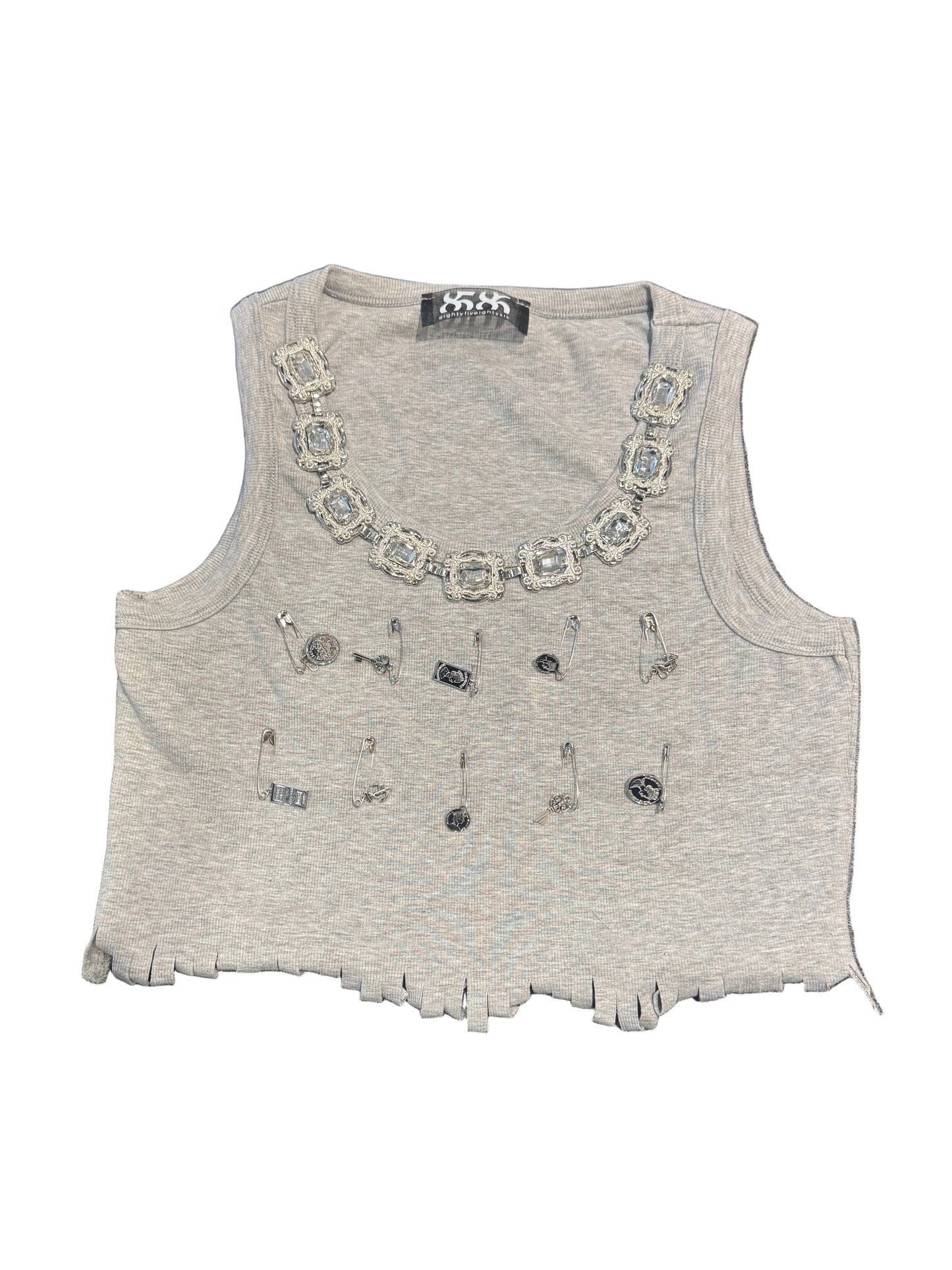 8586: EMBELLISHED TANK TOP