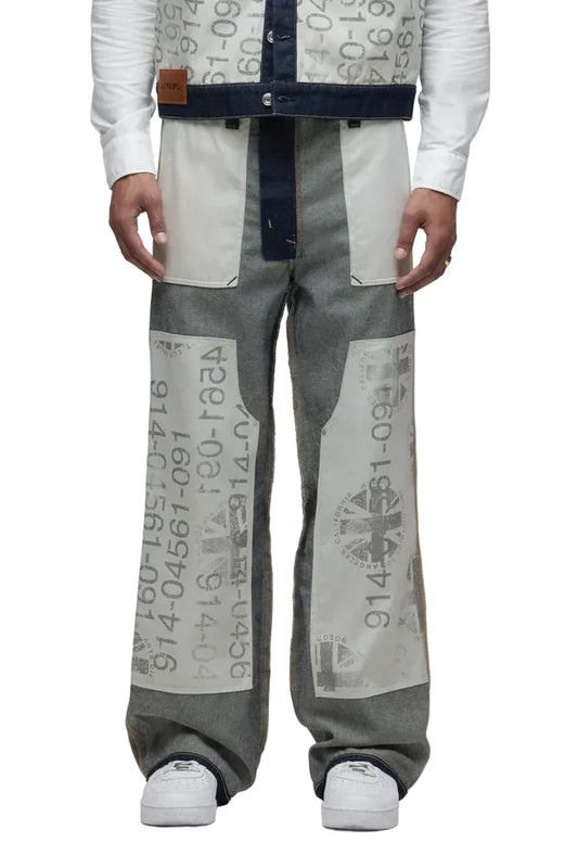 HUDSON: COLUMBUS WIDE LEG JEANS