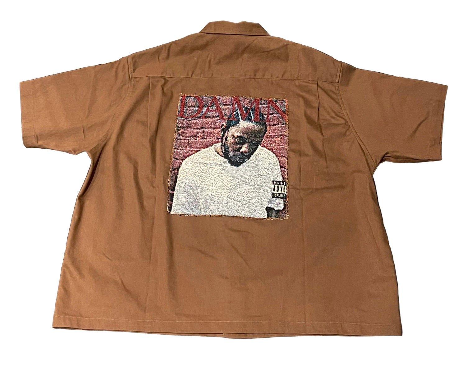 ANGEL GENTLE: BUTTON UP SHIRT - BROWN