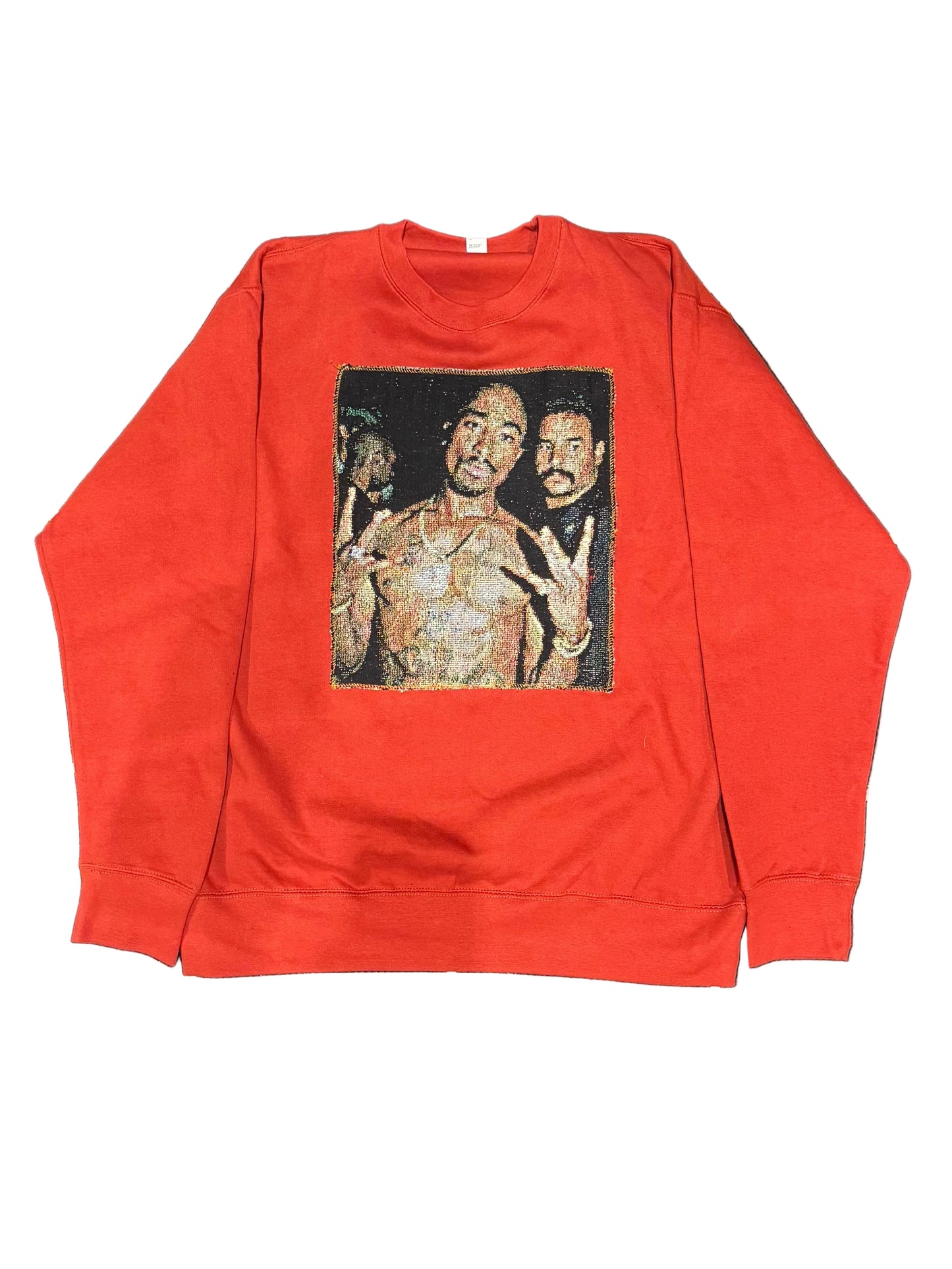 ANGEL GENTLE: TAPESTRY SWEATER- TERRACOTTA