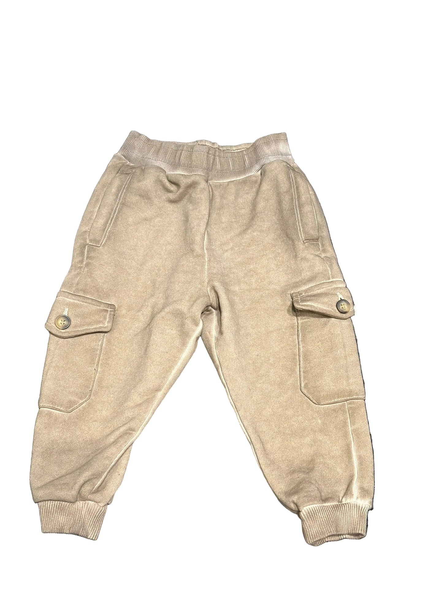 8586: KIDS CARGO POCKET GARMENT DYE PANTS