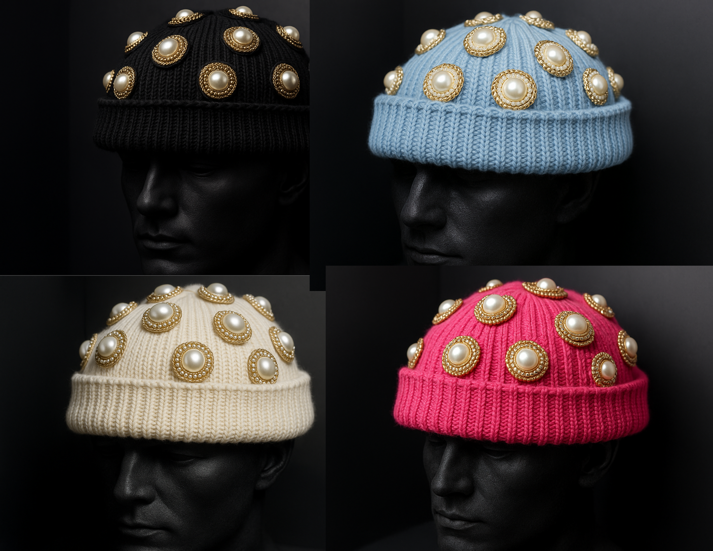 THE ART OF EMJ: PEARLY CROWN SKULLY CAP