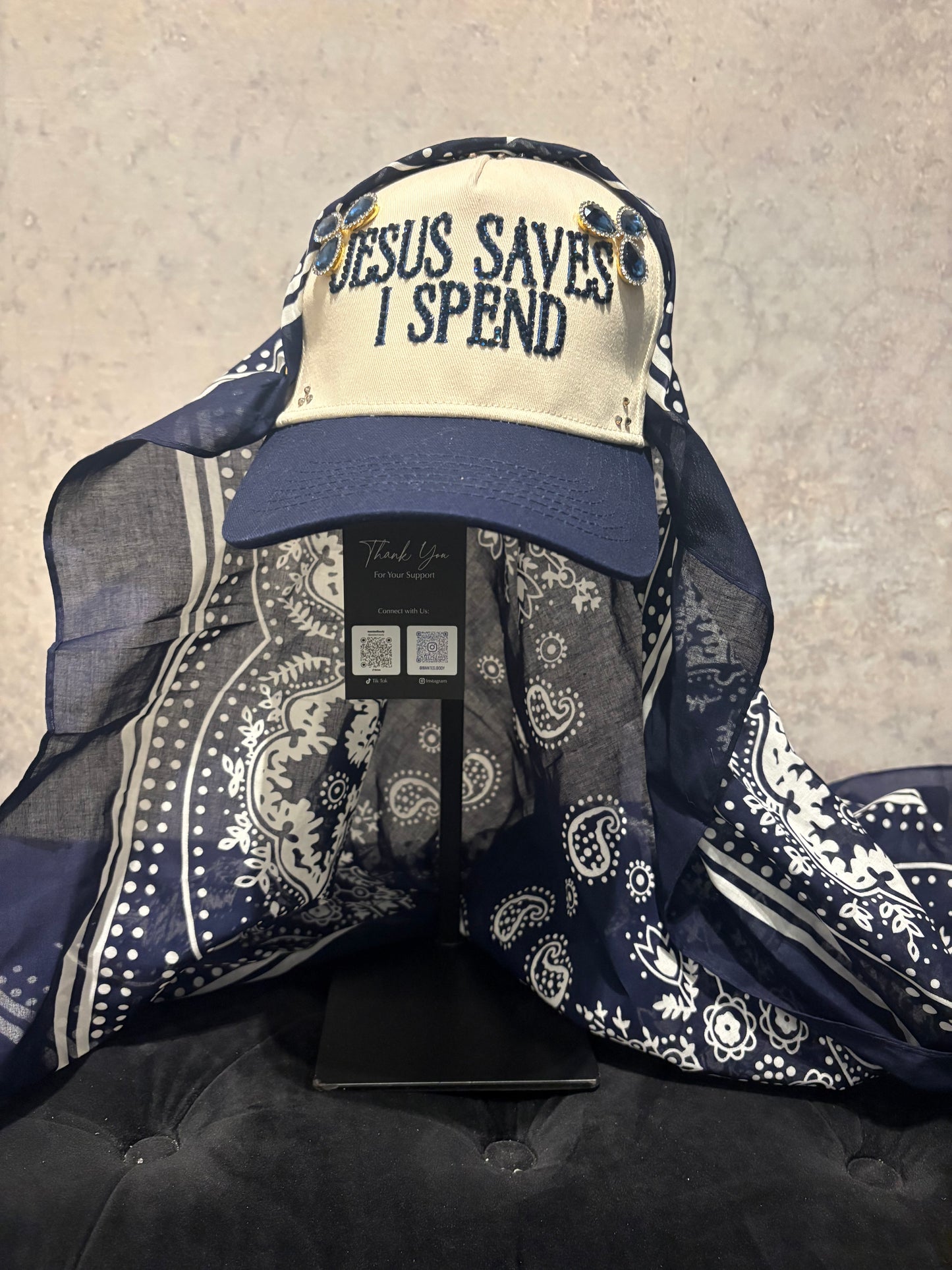 THE BEDAZZLED CAP
