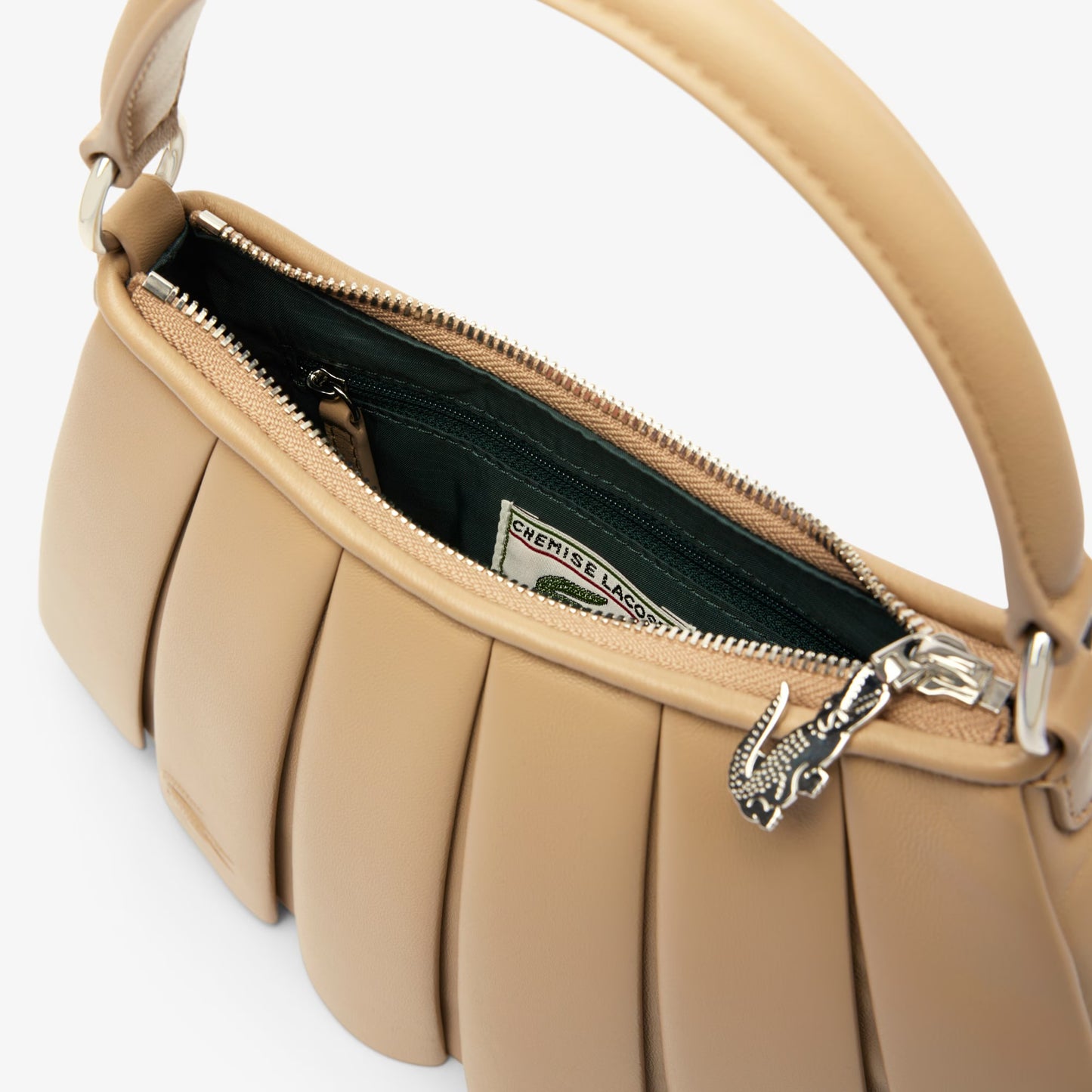 LACOSTE: MEDIUM LENGLEN LEATHER BAG