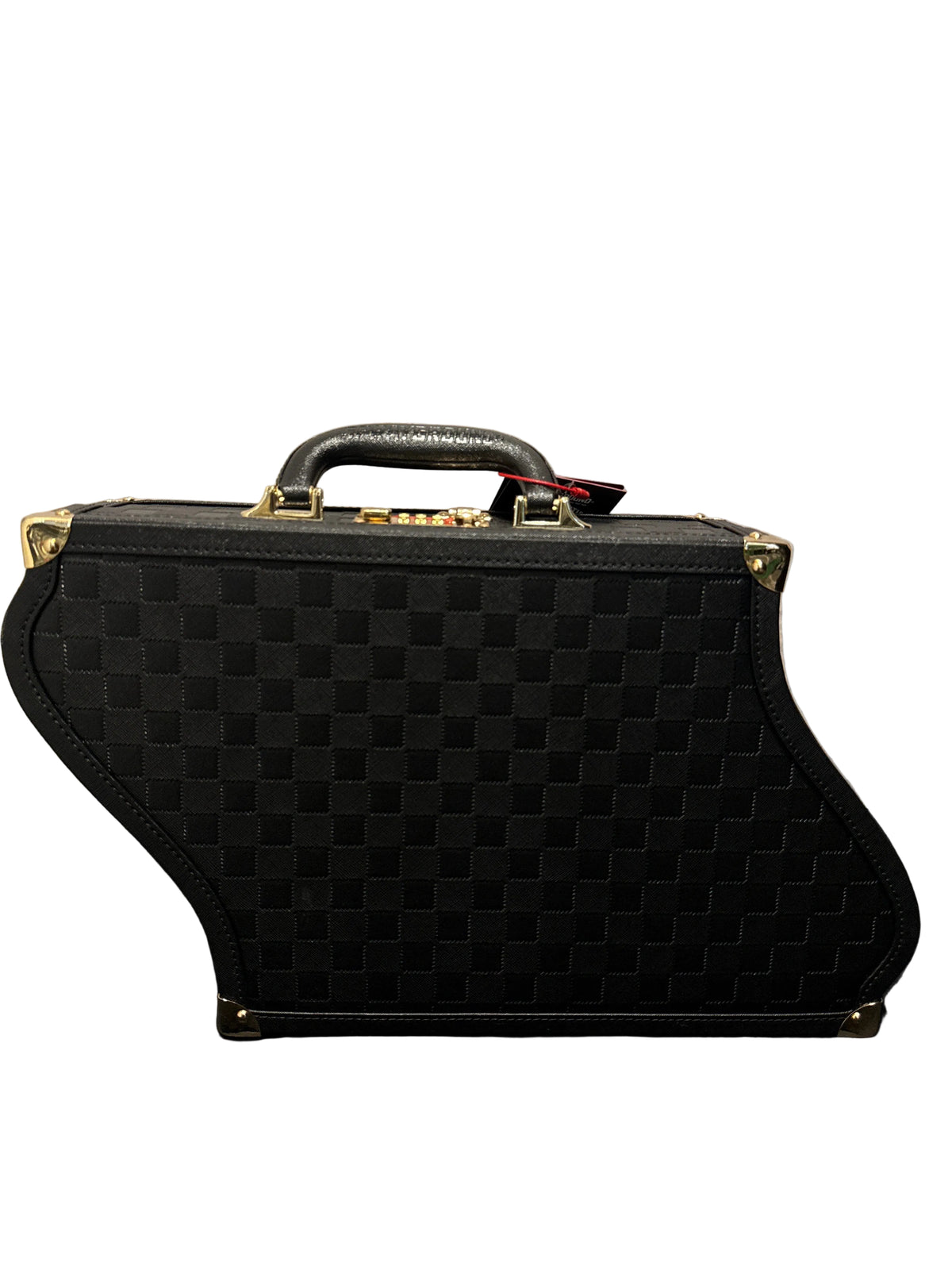 SPRAYGROUND: RAISED CHECK BRIEFCASE