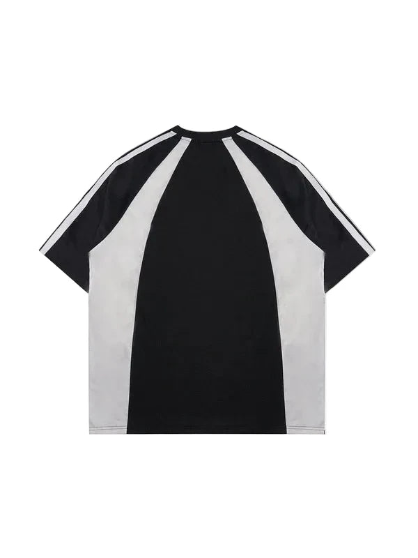 AELFRIC EDEN: PATCHWORK CONTRAST SOCCER JERSEY