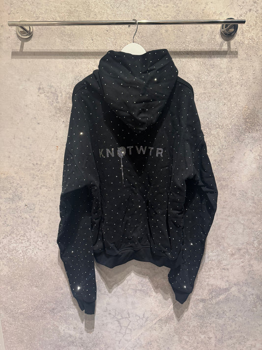 KNOTWTR RHINESTONE HOODIE: