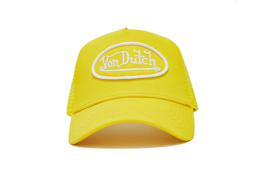VON DUTCH: YELLOW TRUCKER HAT