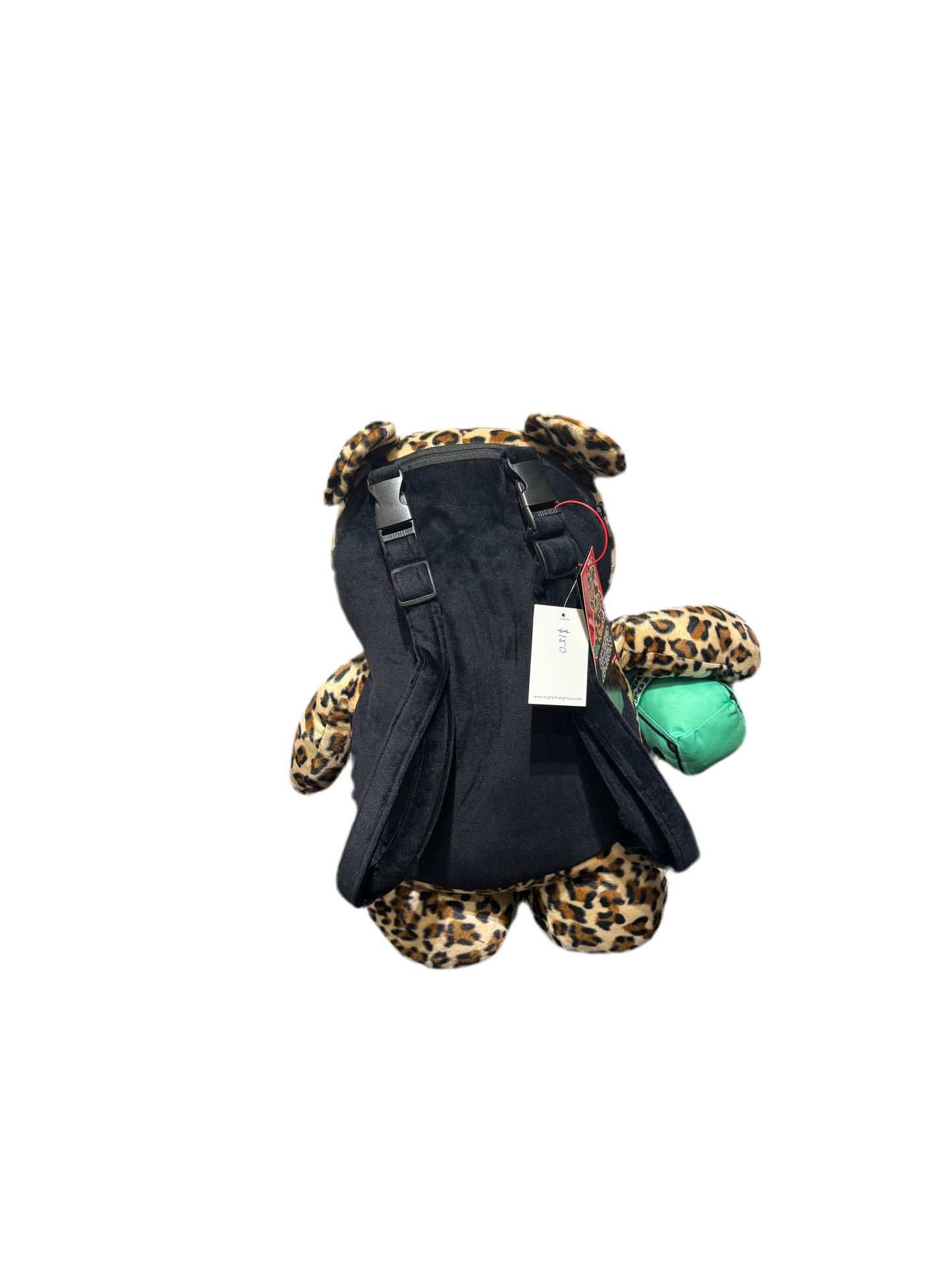 SPRAYGROUND: LEOPARD MONEY BEAR TEDDY BACKPACK