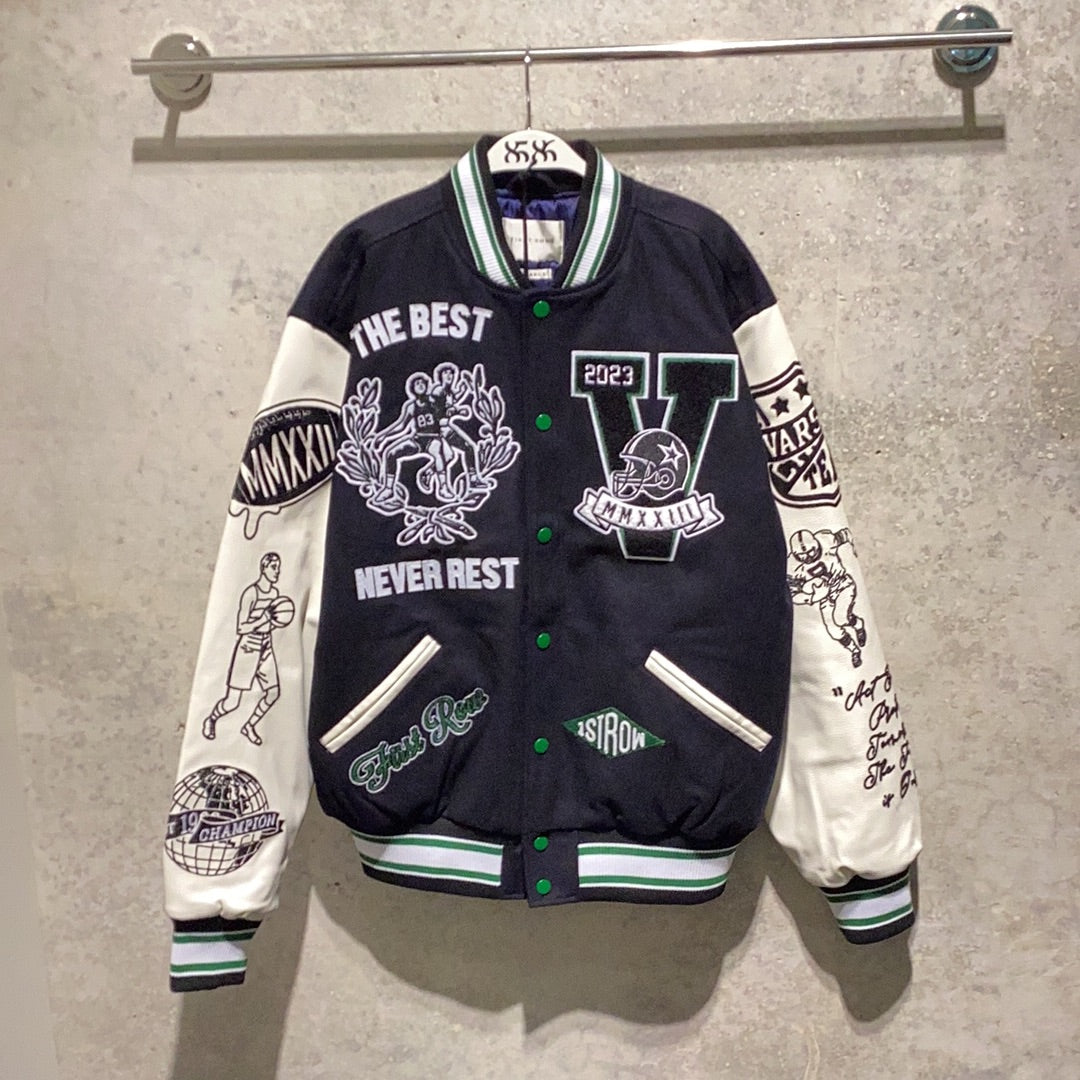 FIRST ROW: VARSITY JACKET