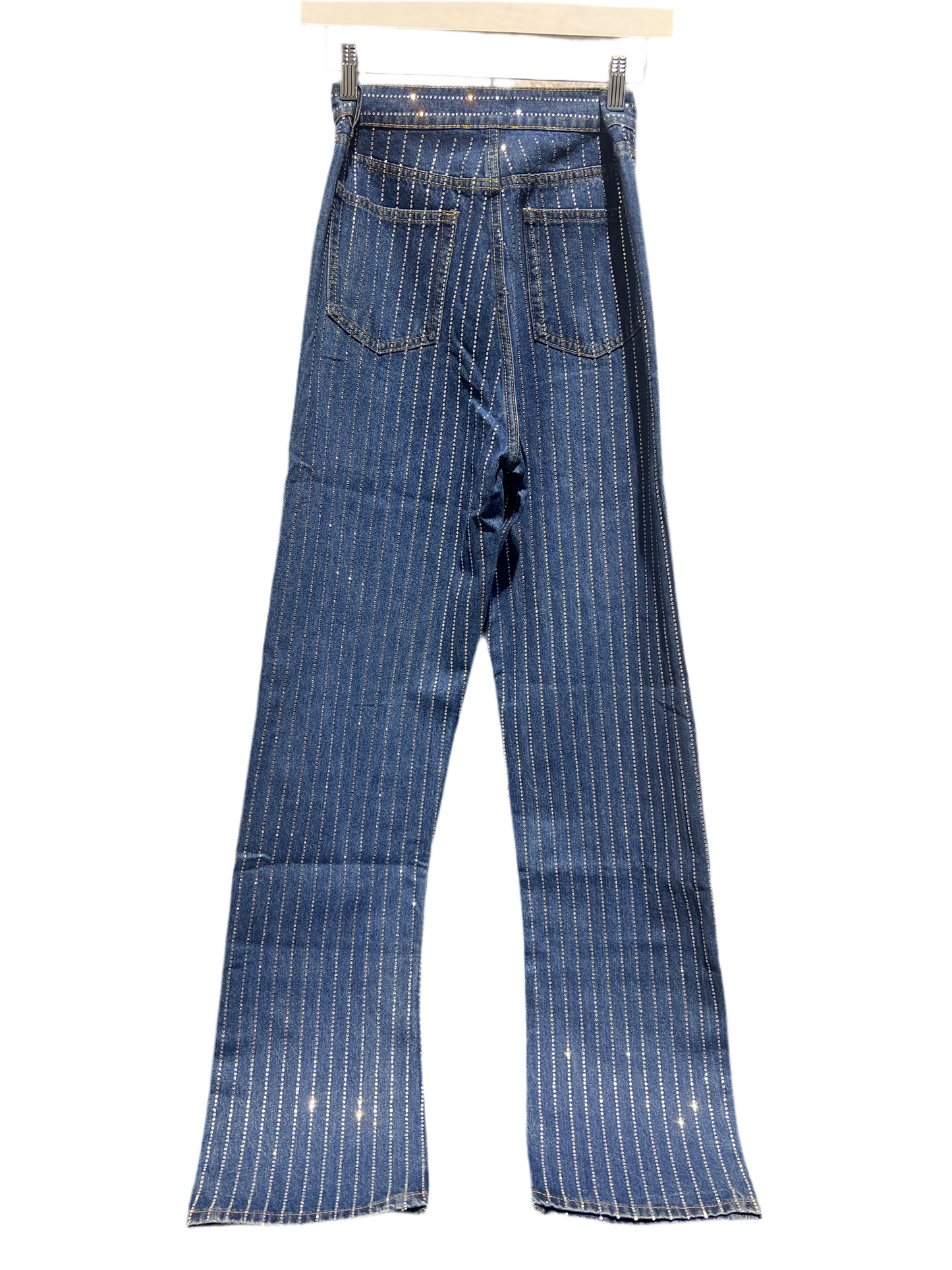 BEULAH: Rhinestone Denim Jeans
