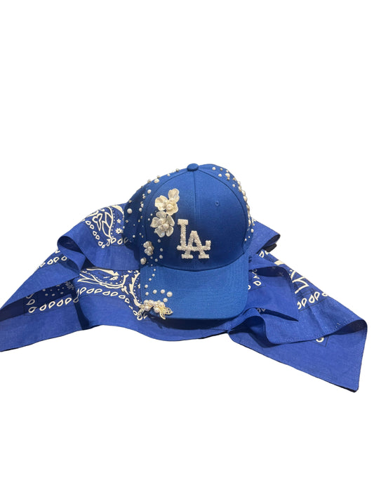 THE BEDAZZLED: BLUE LA HAT