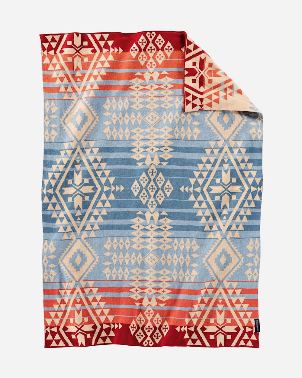 PENDLETON: KNIT BABY BLANKET WITH BEANIE
