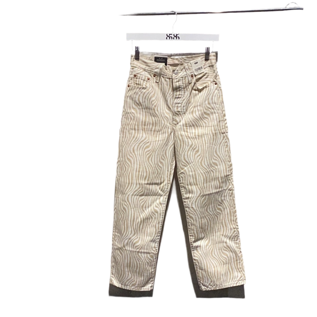 LEVIS PREMIUM: RIBCAGE STRAIGHT ANKLE WAVY LINES