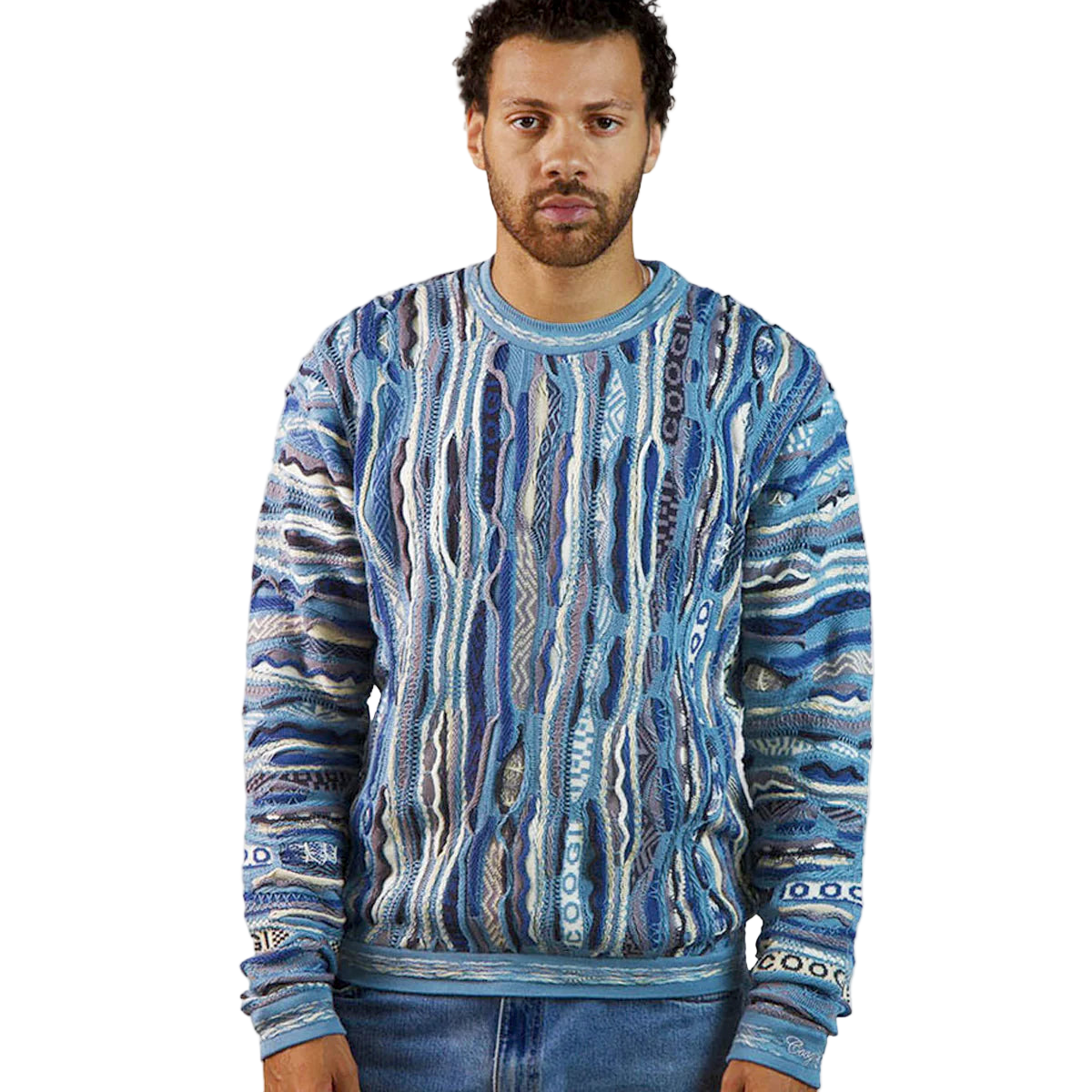 COOGI: PACIFIC BLUE CREWNECK SWEATER