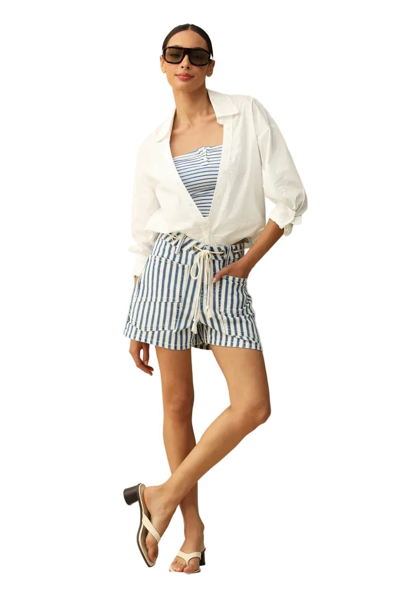 BAYEAS: TAMSIN HIGH RISE WOVEN SHORTS